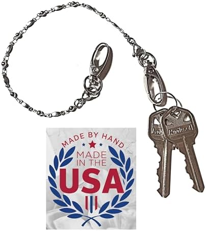 Double K Strong Skull Spike Key Jean Wallet Chain (21